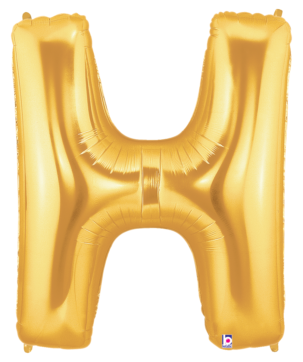 14 inch Foil Letters Gold