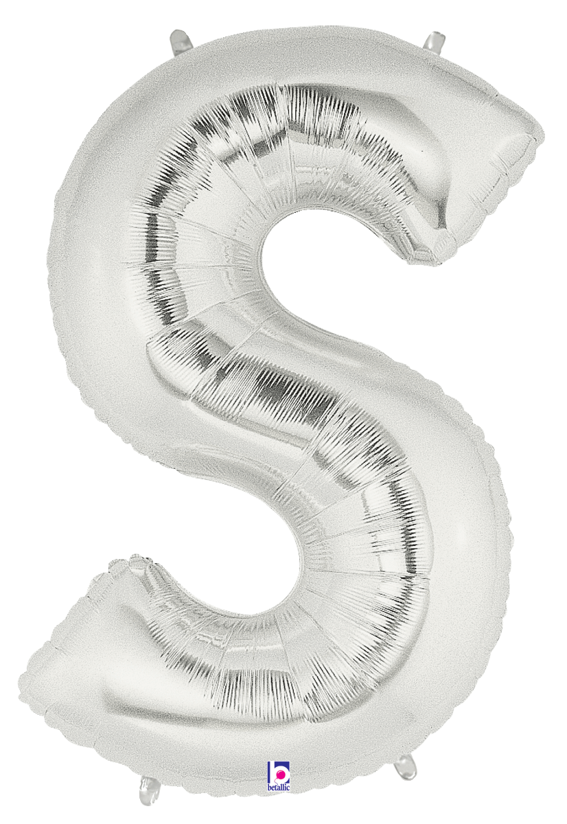 14 inch Foil Letters Silver