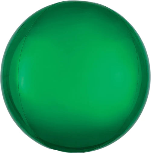 16" Orbz Foil Balloon Green
