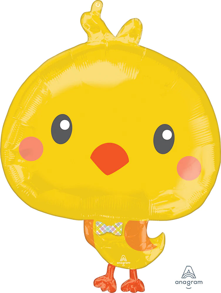 37" Easter Chicky Foil Balloon