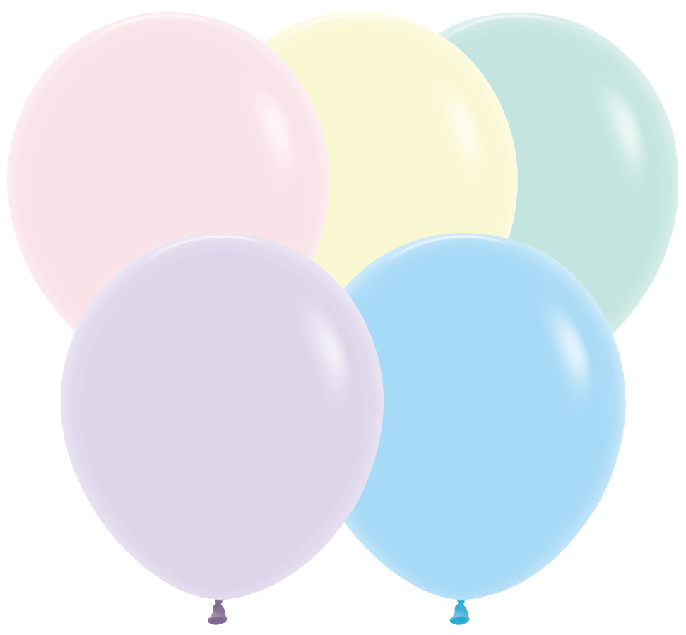 Sempertex Pastel Matte Round Latex Balloons | All Sizes