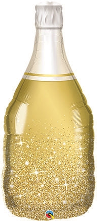 39 inch Golden Bubbly Wine Bottle