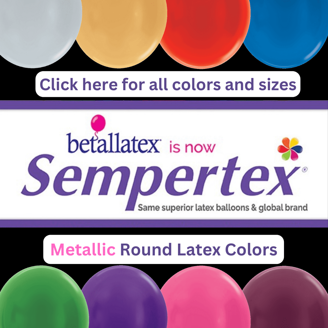 Sempertex Metallic Latex Balloons | All Sizes