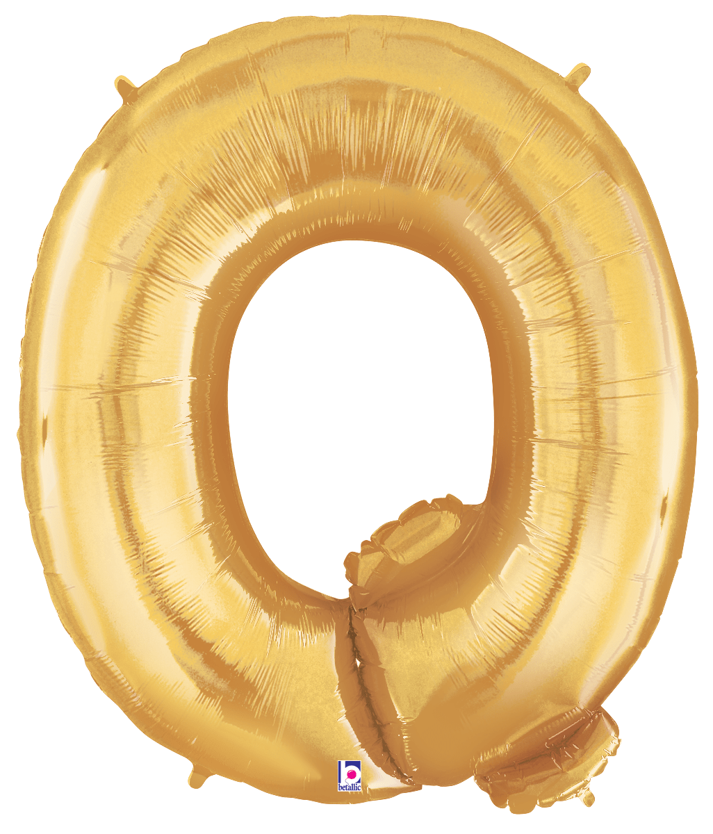 14 inch Foil Letters Gold