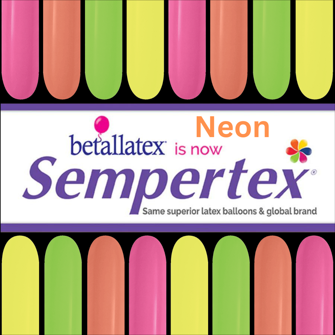 Sempertex Neon Twisting-Entertainer Latex Balloons