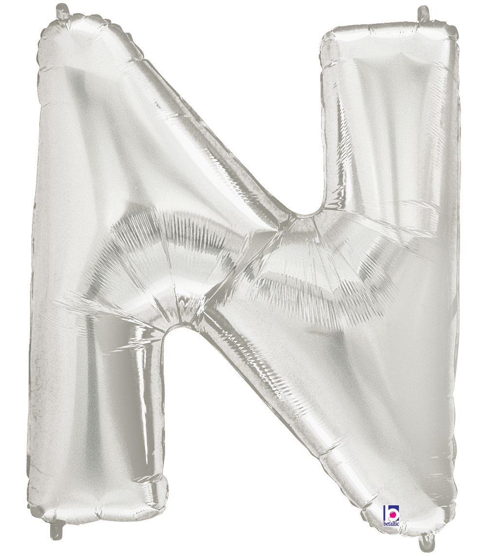 14 inch Foil Letters Silver