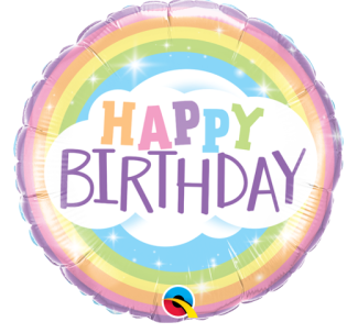 18" Birthday Rainbow Foil Balloon