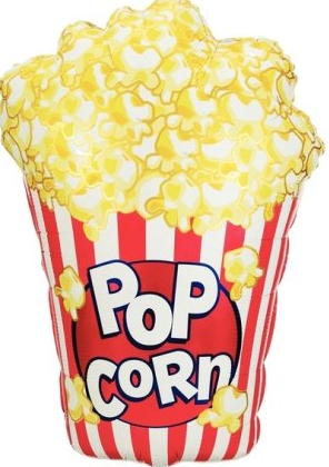 38" Popcorn Shape Foil Balloon
