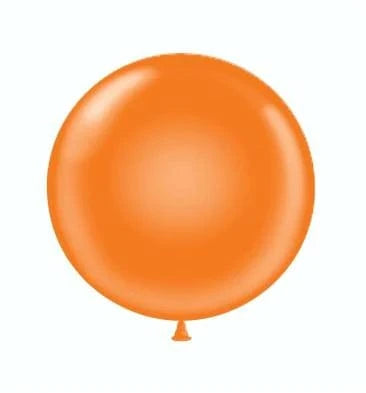 Ballon opaque français en latex orange 25cm (x10) REF/11036