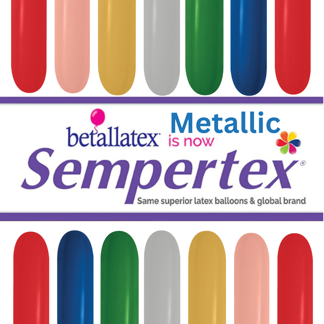 Sempertex Metallic Twisting-Entertainer Latex Balloons